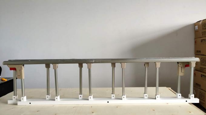 Sáu cực hợp kim nhôm bên đường sắt bệnh viện Đường ray bảo vệ giường có thể thu gọn 0