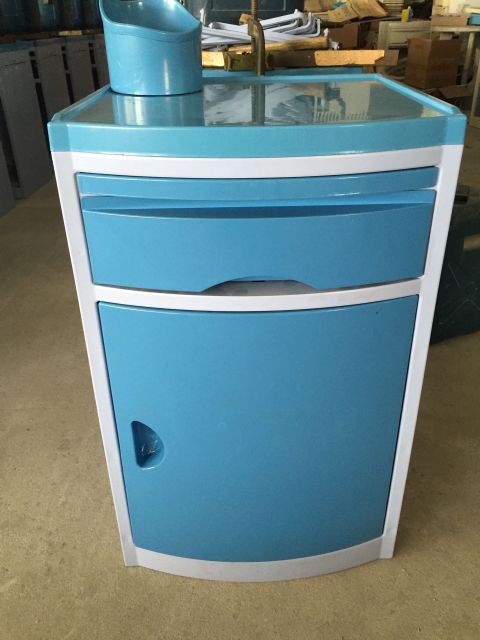 Nội thất y tế Bệnh viện 50X50X80Cm Tủ đầu giường ABS có ngăn kéo 0