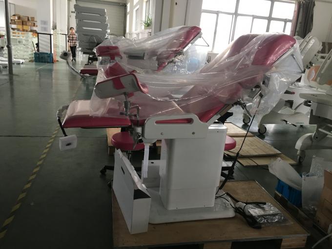 Bệnh viện Hồng điện Bàn khám Gynaec Bàn sản khoa Giường giao hàng có đèn 0