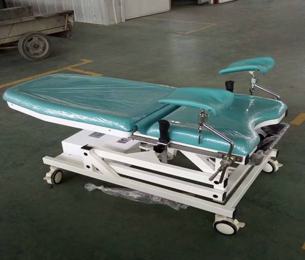 Bàn khám phụ khoa điện y tế có thể điều chỉnh Giường sinh chẩn đoán phụ nữ 0