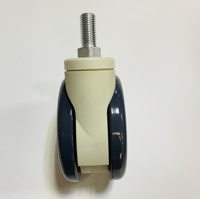 Xe đẩy vật liệu TPR màu trắng 3 inch Bệnh viện Sử dụng y tế 1