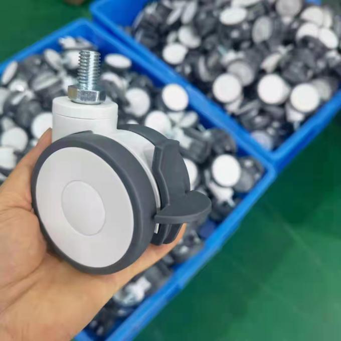 Bánh xe đẩy y tế thực tế 3 inch được sử dụng trong bệnh viện Off-White 2