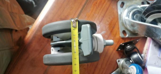 Bệnh viện Bệnh viện Năm inch Bánh hàng đôi Màu trắng Điều chỉnh y tế 1