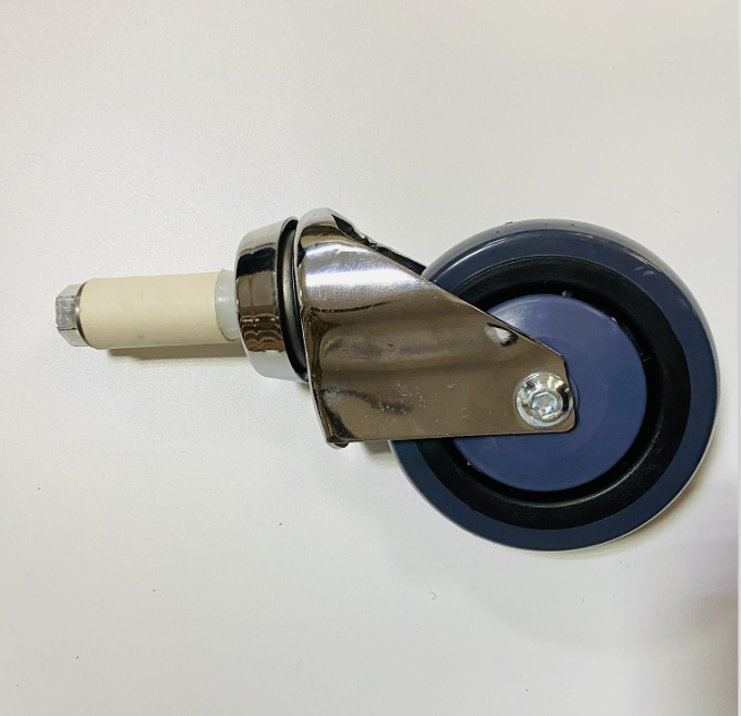 Phương pháp lắp đặt mới Bánh xe y tế không có phanh 4 inch 0