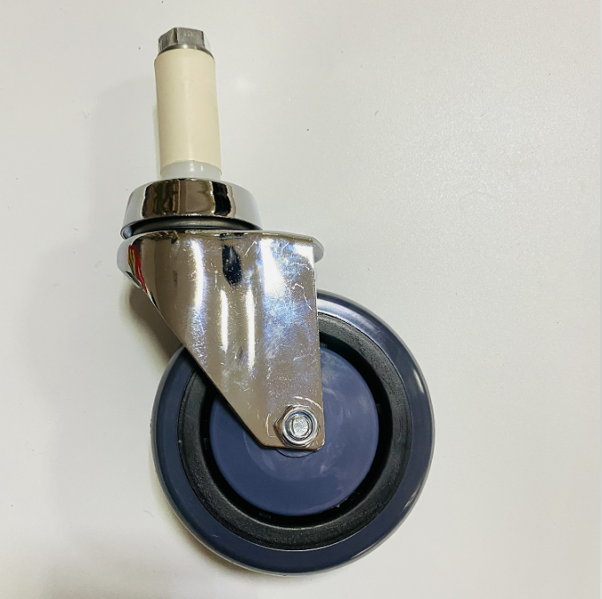 Phương pháp lắp đặt mới Bánh xe y tế không có phanh 4 inch 1