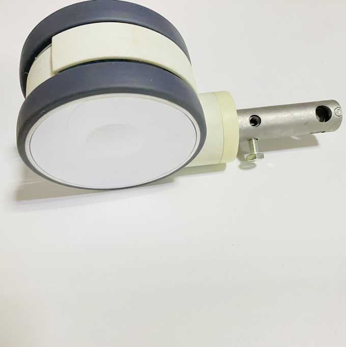 5 inch kiểm soát trung tâm giường bệnh viện bánh nướng y tế chuyên dụng màu trắng 0