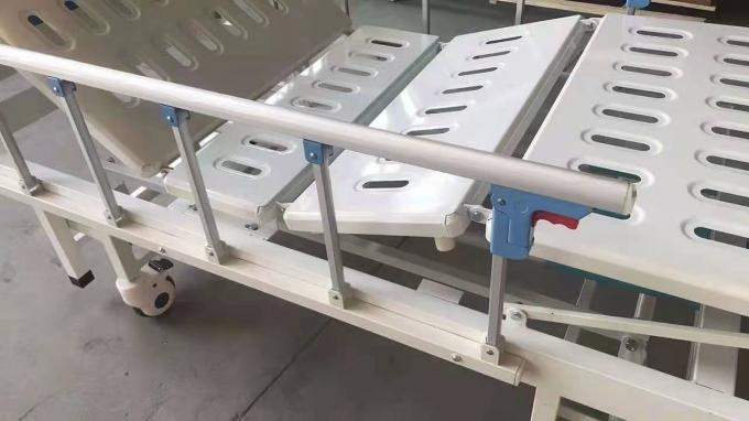 Bánh xe 5 inch Ba tay quay Phòng khám Hướng dẫn sử dụng Giường bệnh viện Di động 0