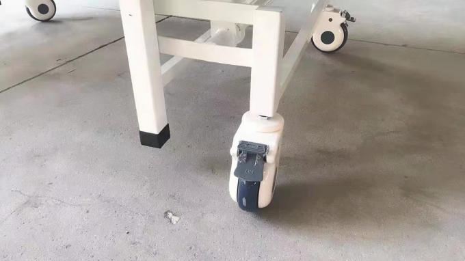 Bánh xe 5 inch Ba tay quay Phòng khám Hướng dẫn sử dụng Giường bệnh viện Di động 1
