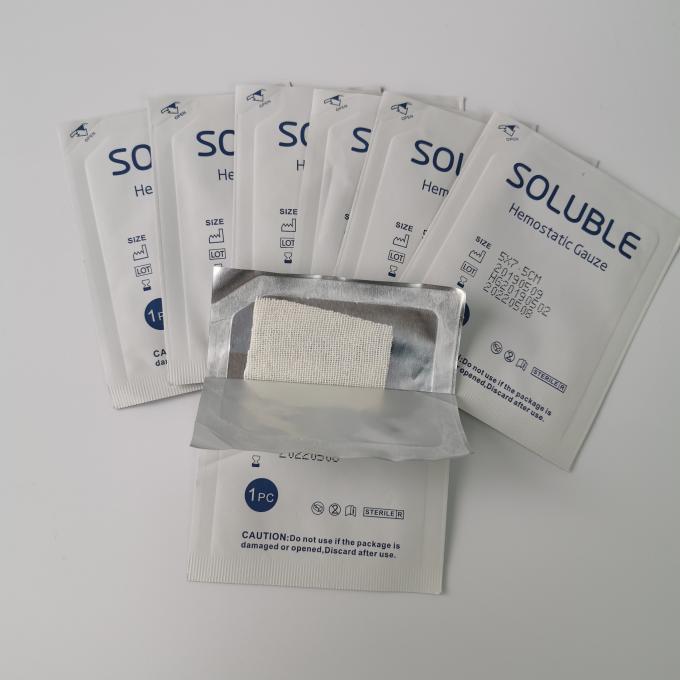 Gạc cầm máu y tế vật liệu trắng carboxymethyl cellulose 0