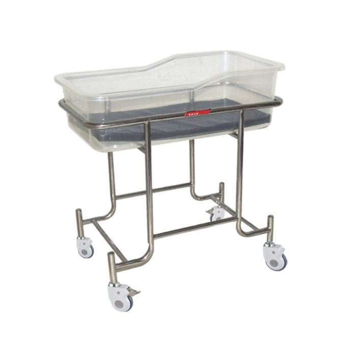 Bể chứa nhựa ABS bằng thép không gỉ Bánh xe bệnh viện im lặng Xe trẻ em 0