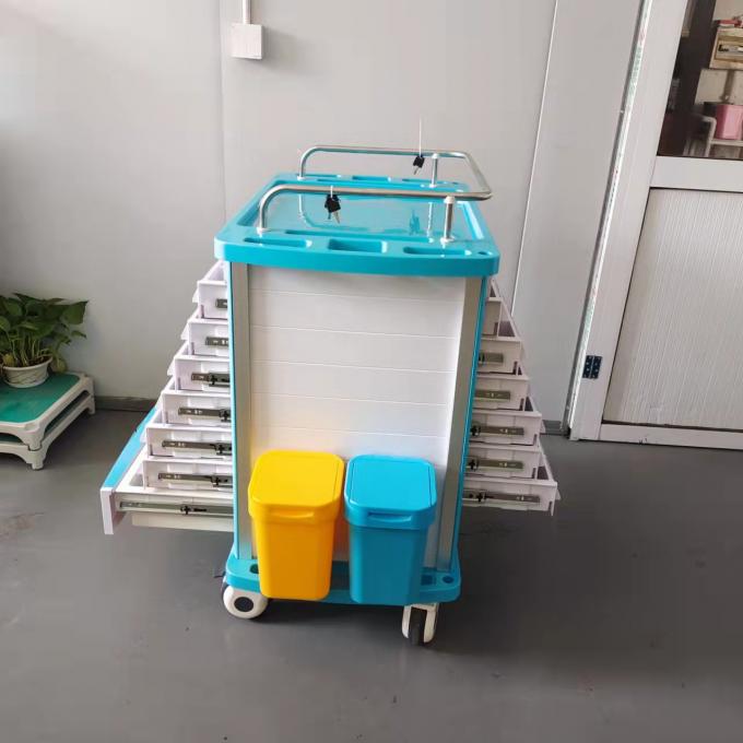 Vật liệu ABS Xe tải giao thuốc màu xanh áp dụng cho bệnh viện 0