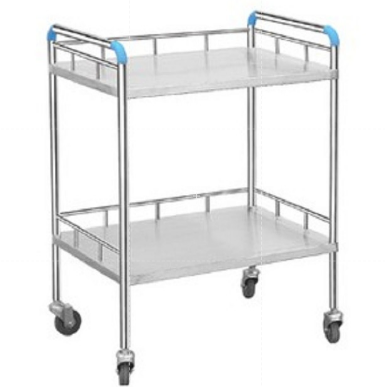 Xe đẩy đặc biệt của bệnh viện Xe đẩy bạc chất liệu ABS có bánh xe 0