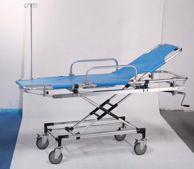 Vật liệu hợp kim nhôm có thể nâng xe cáng cấp cứu bệnh viện 0