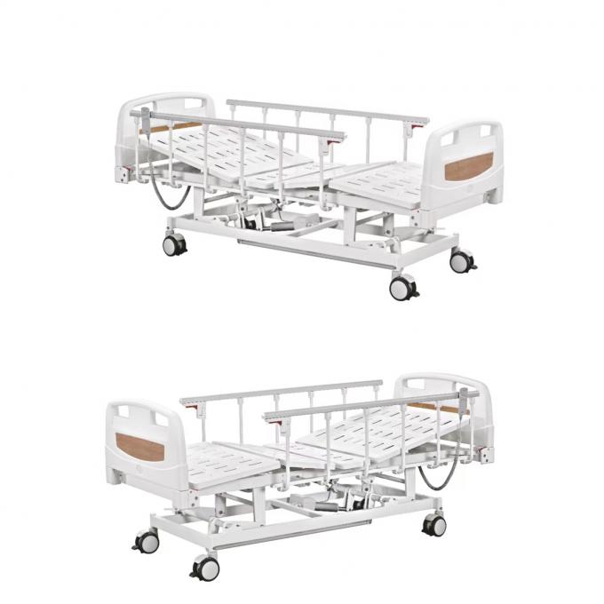 Giường điều dưỡng điện ba chức năng với khóa trung tâm bằng kim loại trắng 0