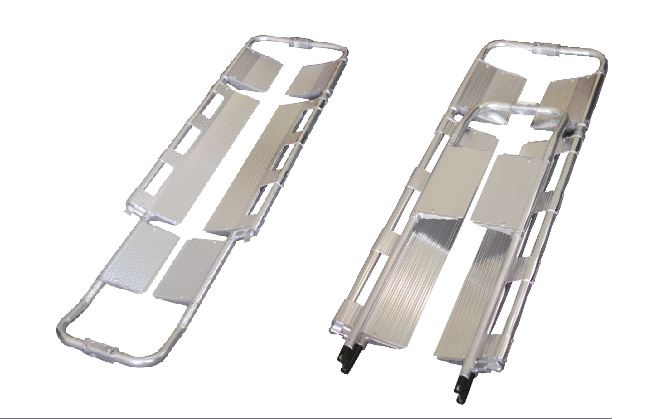 Bệnh viện xe cáng hợp kim nhôm đặc biệt màu xanh lam xe cáng cấp cứu 0