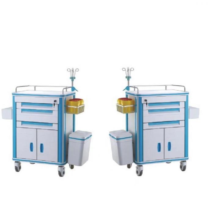 Cung cấp thuốc Xe đẩy y tế Xe đẩy Bệnh viện Tai nạn khẩn cấp Gây mê 0