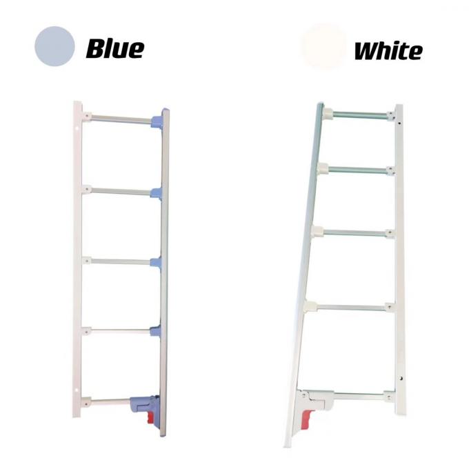 Lan can hợp kim nhôm Bệnh viện Phụ kiện y tế Màu xanh và trắng 1