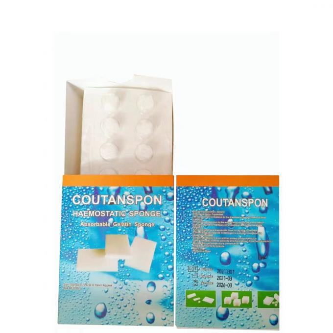 Eco Friendly Hospital Medical Hemostatic Sponge White Tùy chỉnh 0