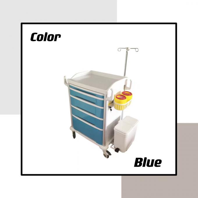 Nội thất y tế nhựa ABS xe cứu thương bệnh viện xe cứu thương màu xanh 0