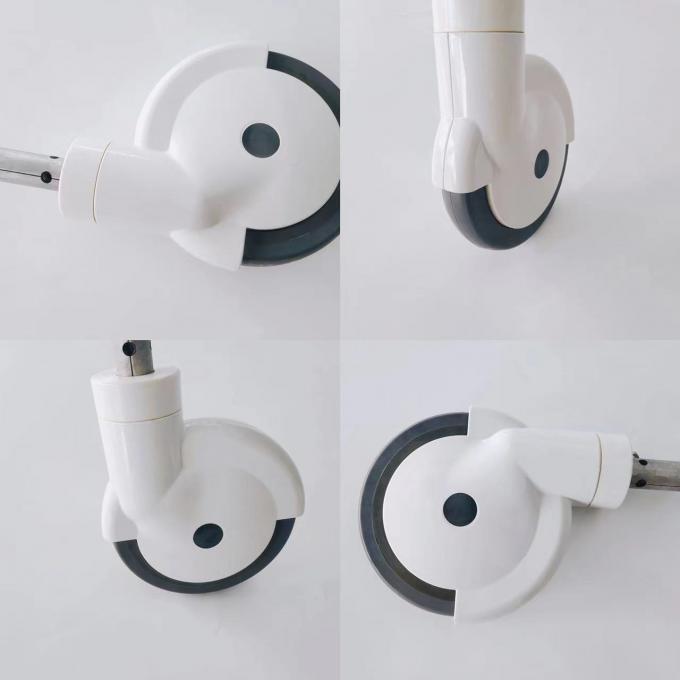 Bánh xe đặc biệt màu trắng 8 inch màu trắng cho xe điều trị bệnh viện 0