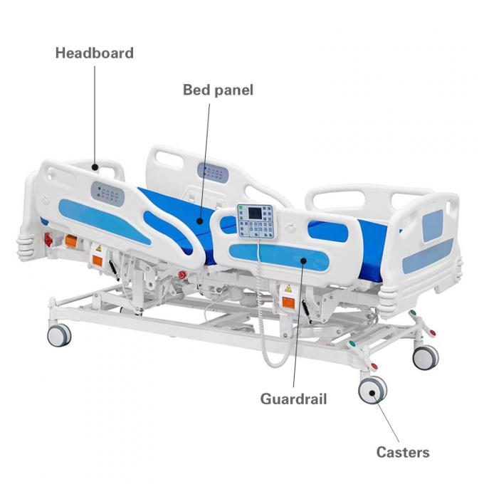 Cpr 5 Chức năng Giường điều dưỡng Bệnh viện Icu Y tế Sang trọng Với Cân 0