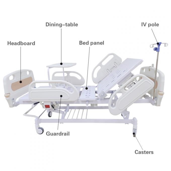 Giường bệnh viện đặc biệt điện ba chức năng Màu hạt gỗ 0