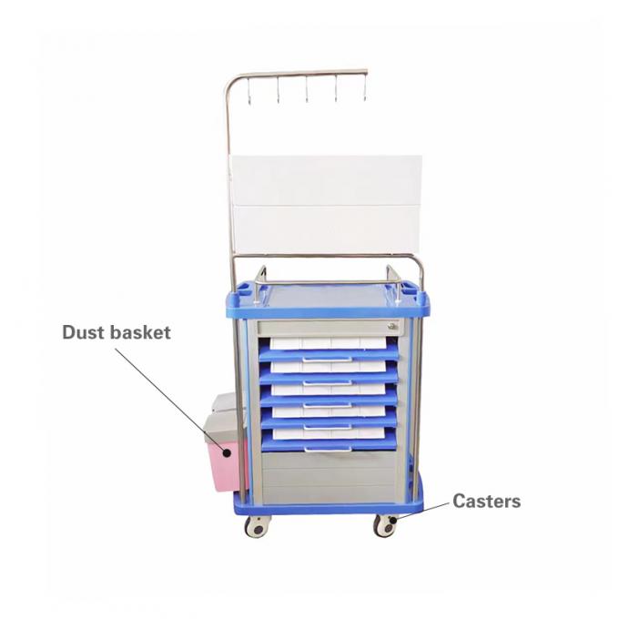 Xe giao thuốc bệnh viện với bánh xe màu xanh Xe giao thuốc 0