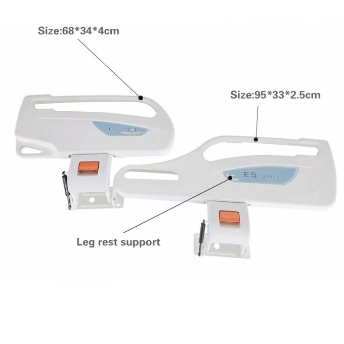 Lan can đặc biệt cho giường bệnh Lan can vật liệu PP màu xanh lam 0