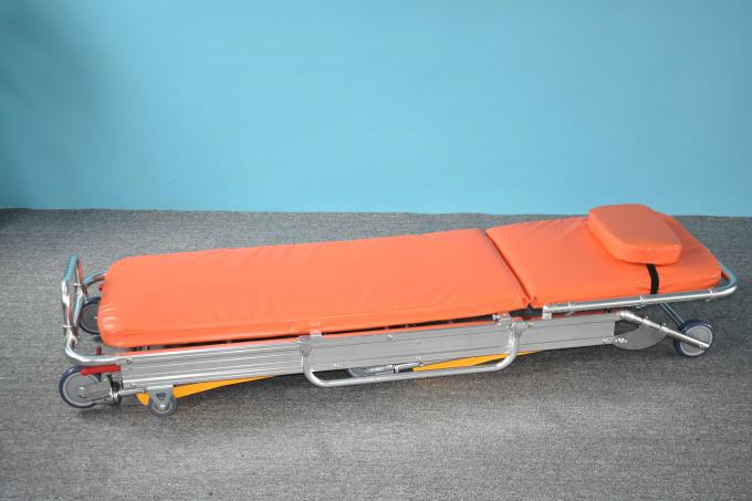 Chế độ phục hồi bệnh nhân chất lượng cao Trolley vật liệu hợp kim nhôm sản phẩm y tế gấp xe cứu thương 0