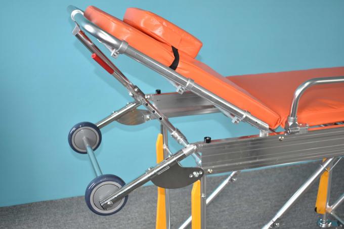 Chế độ phục hồi bệnh nhân chất lượng cao Trolley vật liệu hợp kim nhôm sản phẩm y tế gấp xe cứu thương 1
