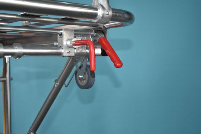 Chế độ phục hồi bệnh nhân chất lượng cao Trolley vật liệu hợp kim nhôm sản phẩm y tế gấp xe cứu thương 2