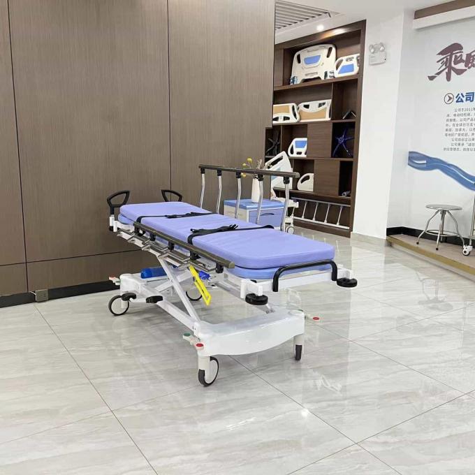 Xe kéo khẩn cấp Xe đẩy khẩn cấp thủy lực Sản phẩm y tế Ghế xe lăn giường chuyển 2