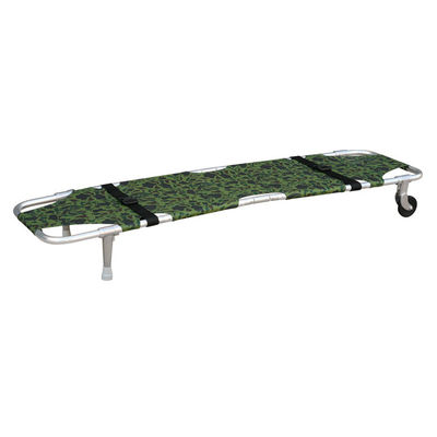 Hợp kim nhôm 160Kgs Máy kéo gấp cứu hộ Armygreen với bánh xe