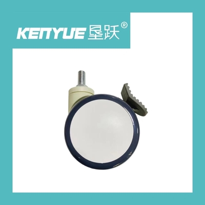 Mua Xe đẩy vật liệu TPR màu trắng 3 inch Bệnh viện Sử dụng y tế sản xuất trực tuyến
