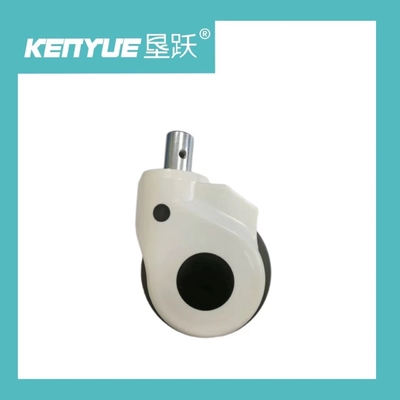 Mua Bánh xe đẩy tay 5 inch với phanh bệnh viện y tế Màu trắng sản xuất trực tuyến