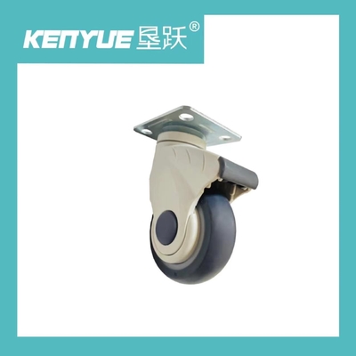 Mua Bệnh viện nhựa di động xoay CE TPR Bánh xe đúc y tế có phanh sản xuất trực tuyến
