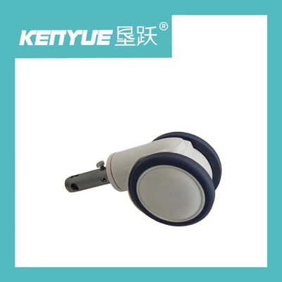Mua Trung tâm kiểm soát 6 inch Bánh xe Y tế Caster Vật liệu TPR Màu trắng sản xuất trực tuyến