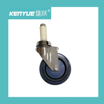 Mua Phương pháp lắp đặt mới Bánh xe y tế không có phanh 4 inch sản xuất trực tuyến