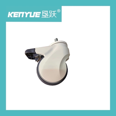 Mua 5 inch 100mm Thân ren phù hợp Bánh xe Y tế ABS TPR sản xuất trực tuyến