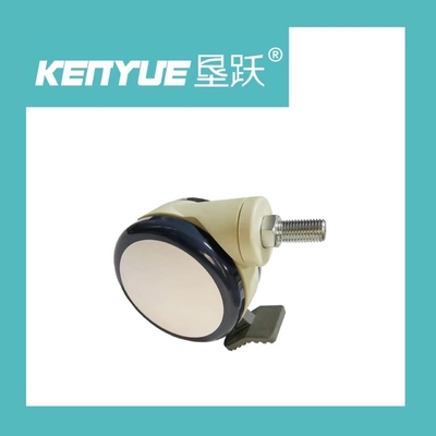 Mua Bánh xe y tế Bánh xe có ren phanh Bánh xe Caster im lặng cho giường bệnh viện sản xuất trực tuyến