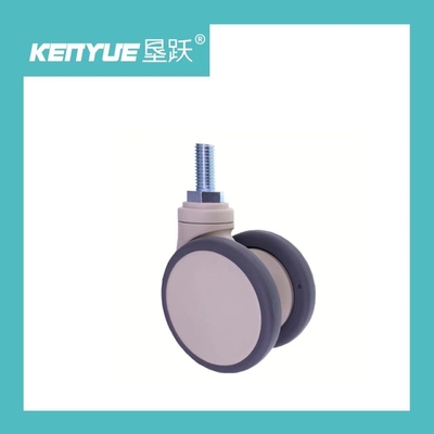 Mua Bánh xe đẩy hàng y tế đa năng 65MM có ren xoay kép 3 inch sản xuất trực tuyến