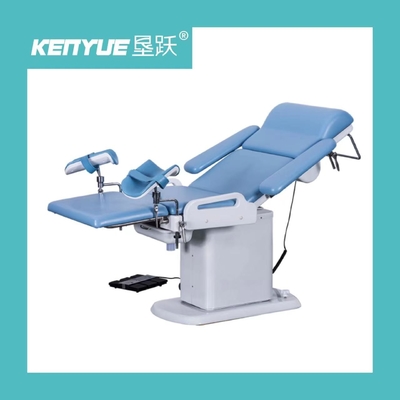 Mua Vật liệu sản khoa giường phụ sản có thể điều chỉnh đa chức năng PU màu xanh sản xuất trực tuyến