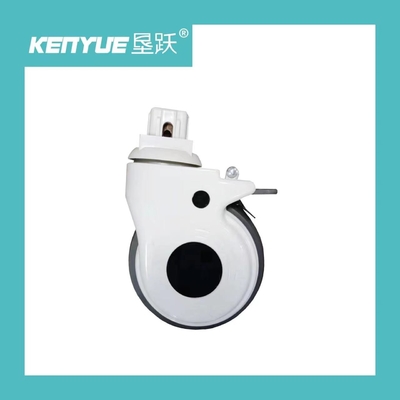 Mua 5 inch Universal Wheel With Brake Màu trắng đặc biệt sử dụng bệnh viện Caster y tế sản xuất trực tuyến