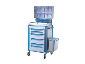 Mua Gây mê y tế bằng nhựa đẩy xe đẩy với khung hợp kim nhôm Mute Wheel 630 * 470 * 1500mm sản xuất trực tuyến