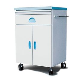 Mua Bàn đầu giường bệnh viện màu xanh có bốn bánh xe dùng trong bệnh viện sản xuất trực tuyến