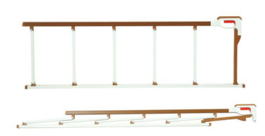 Mua OEM Bệnh viện bảo vệ giường bên đường sắt với hợp kim nhôm nhẹ 1360 * 420mm sản xuất trực tuyến
