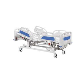 Mua Giường bệnh nhân có ba tay quay Giường bệnh viện bằng tay với bánh xe khóa trung tâm sang trọng sản xuất trực tuyến