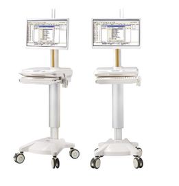 Mua Bệnh viện xe đẩy tích hợp sử dụng chiều cao có thể di chuyển được với bốn bánh xe sản xuất trực tuyến