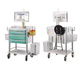 Mua Xe đẩy máy tính tất cả trong một Xe đẩy máy tính y tế Xe điều dưỡng sản xuất trực tuyến