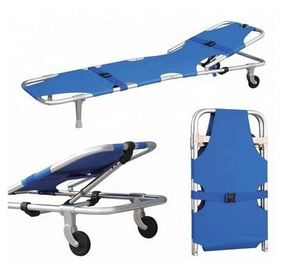 Mua Hợp kim nhôm Xe cứu thương di động Cáng có thể thu gọn với bánh xe sản xuất trực tuyến